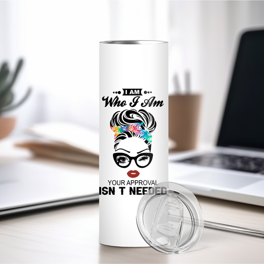 I Am Who I Am Sublimation Tumbler Print