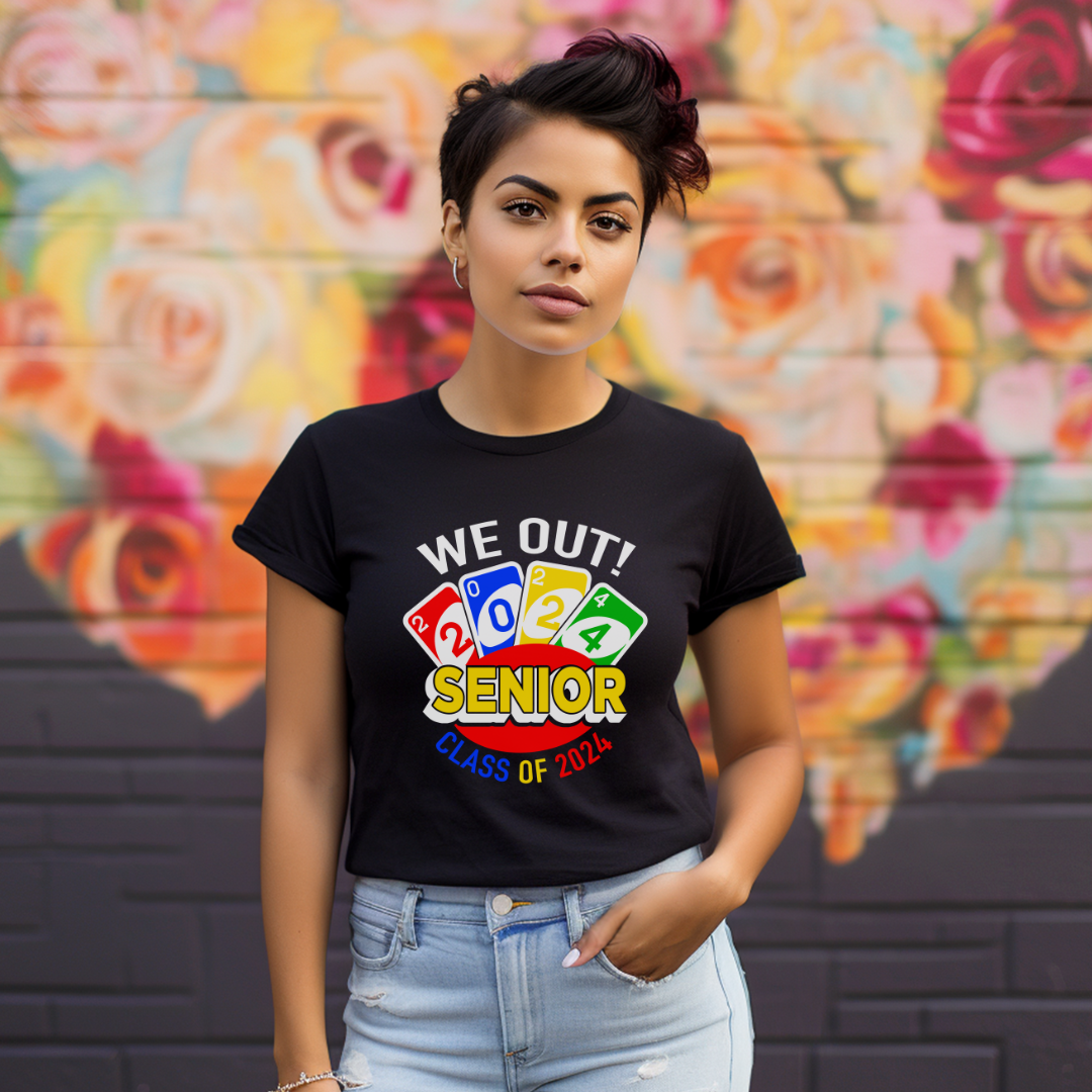 We Out Senior Class of 2024 Custom Tee