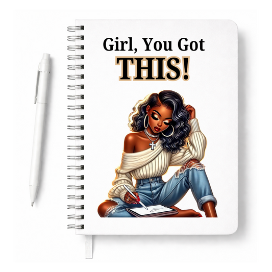 Girl, You Got This UV DTF Journal Decal