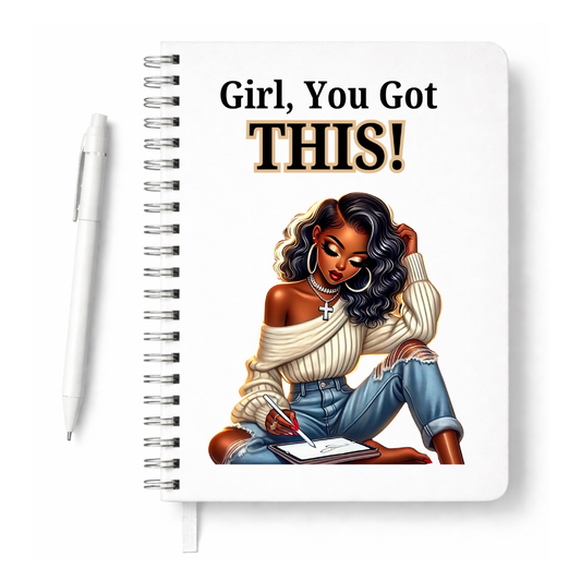 Girl, You Got This Journal + Bookmark