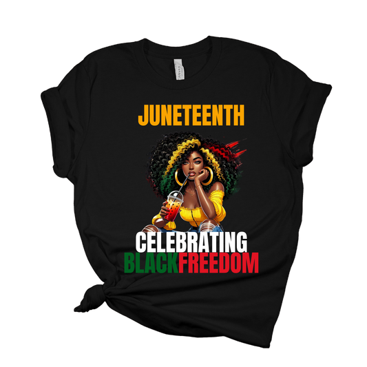 Juneteenth Celebrating Freedom T Shirt