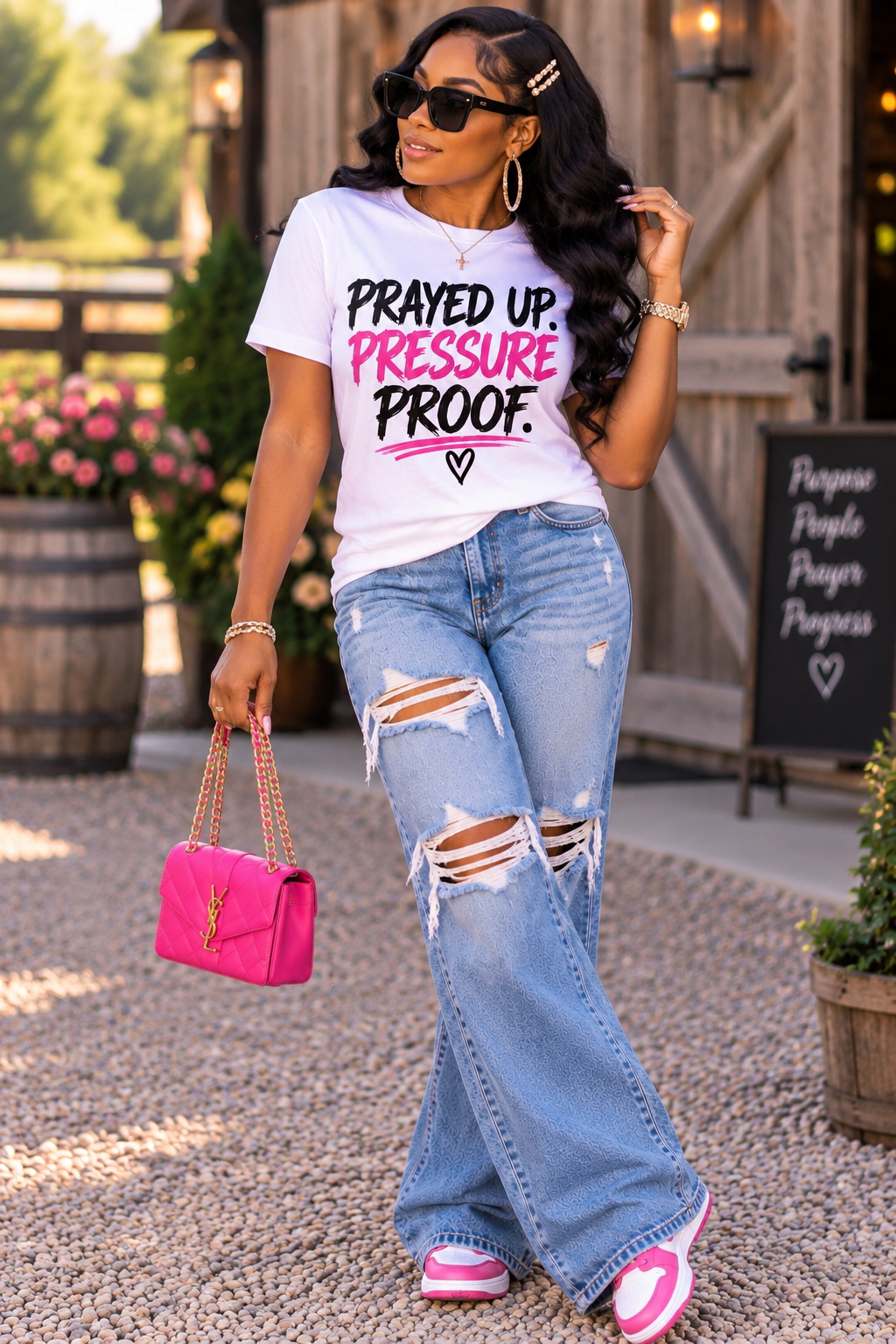 Prayed Up Pressure Proof DTF Transfer
