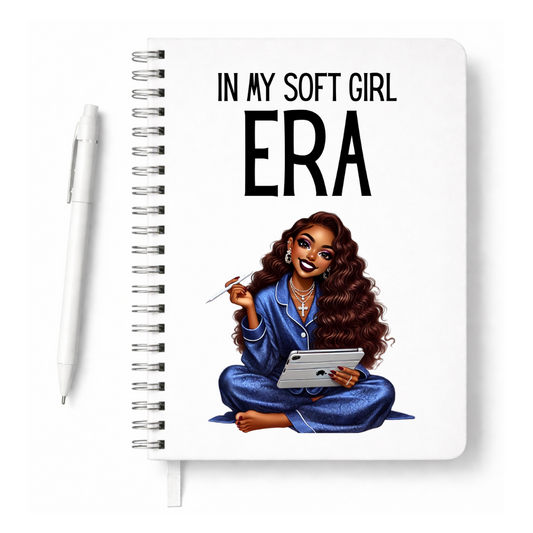 In My Soft Girl Era UV DTF Journal Decal