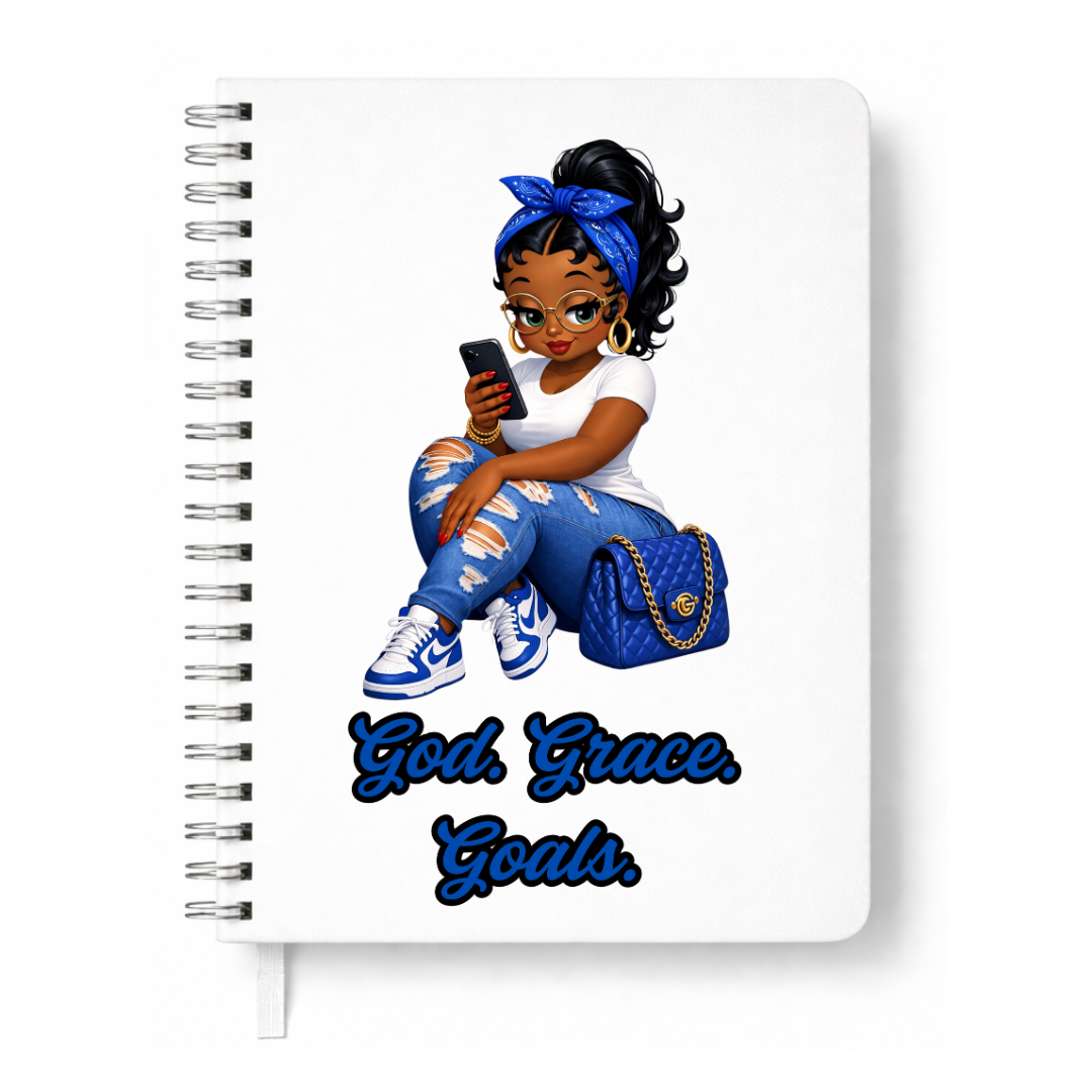 God. Grace. Goals UVDTF Decal (Blue)