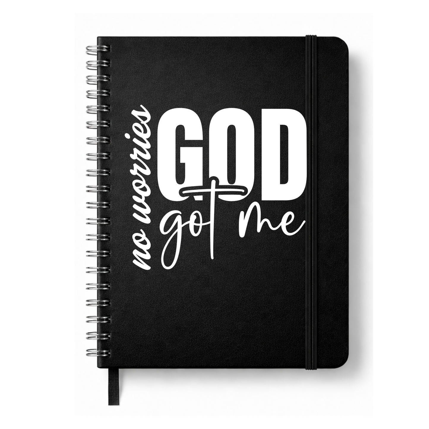 No Worries, God Got Me UVDTF Journal Decal