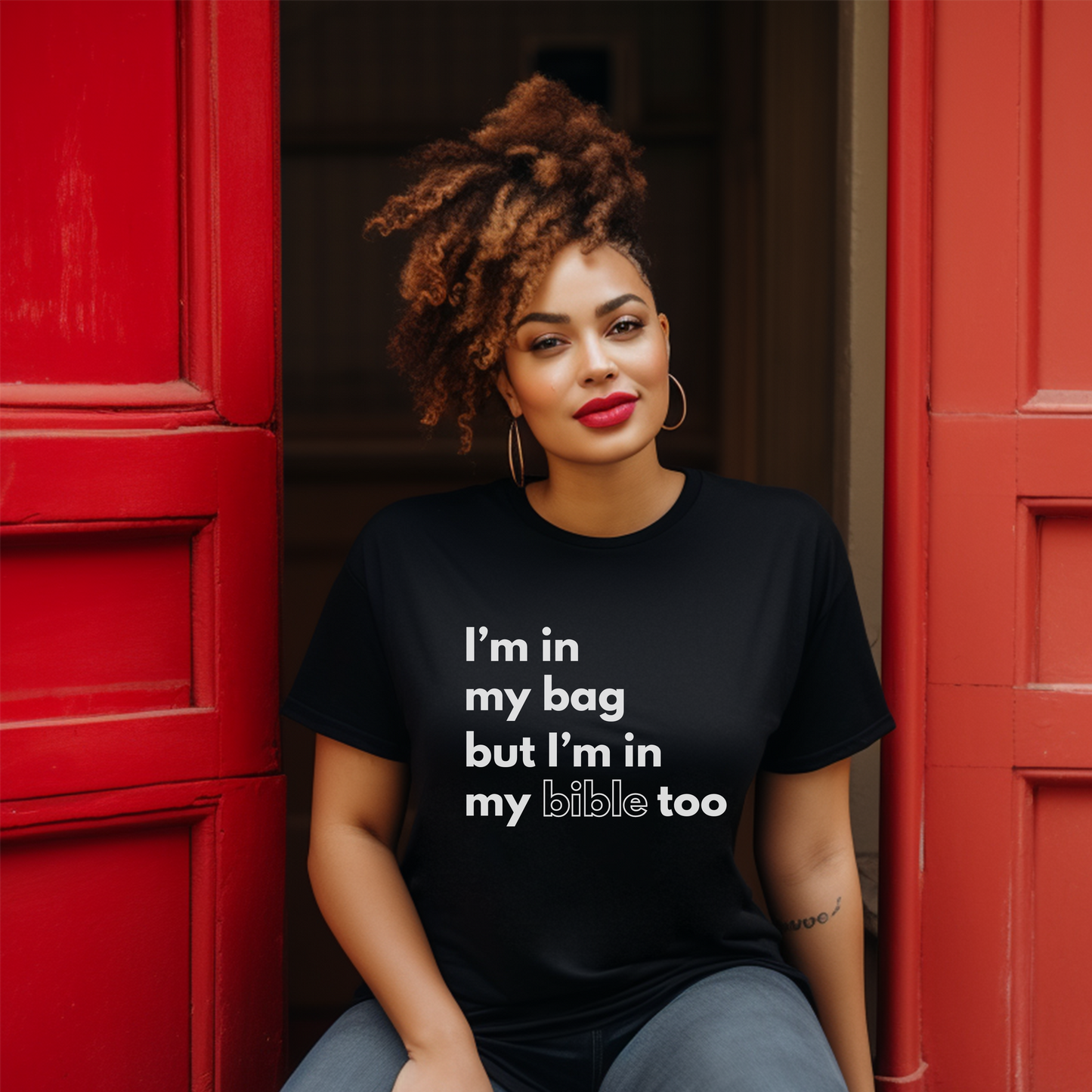 In My Bag and Bible T Shirt