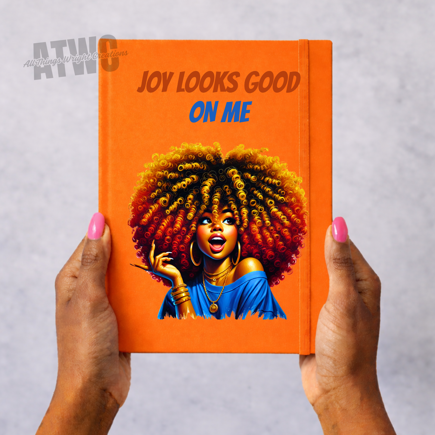 Joy Looks Good On Me Journal + Bookmark