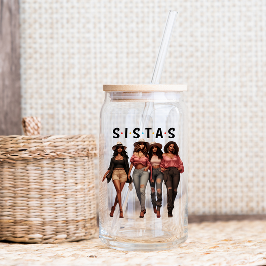 SISTAS Glass Cup
