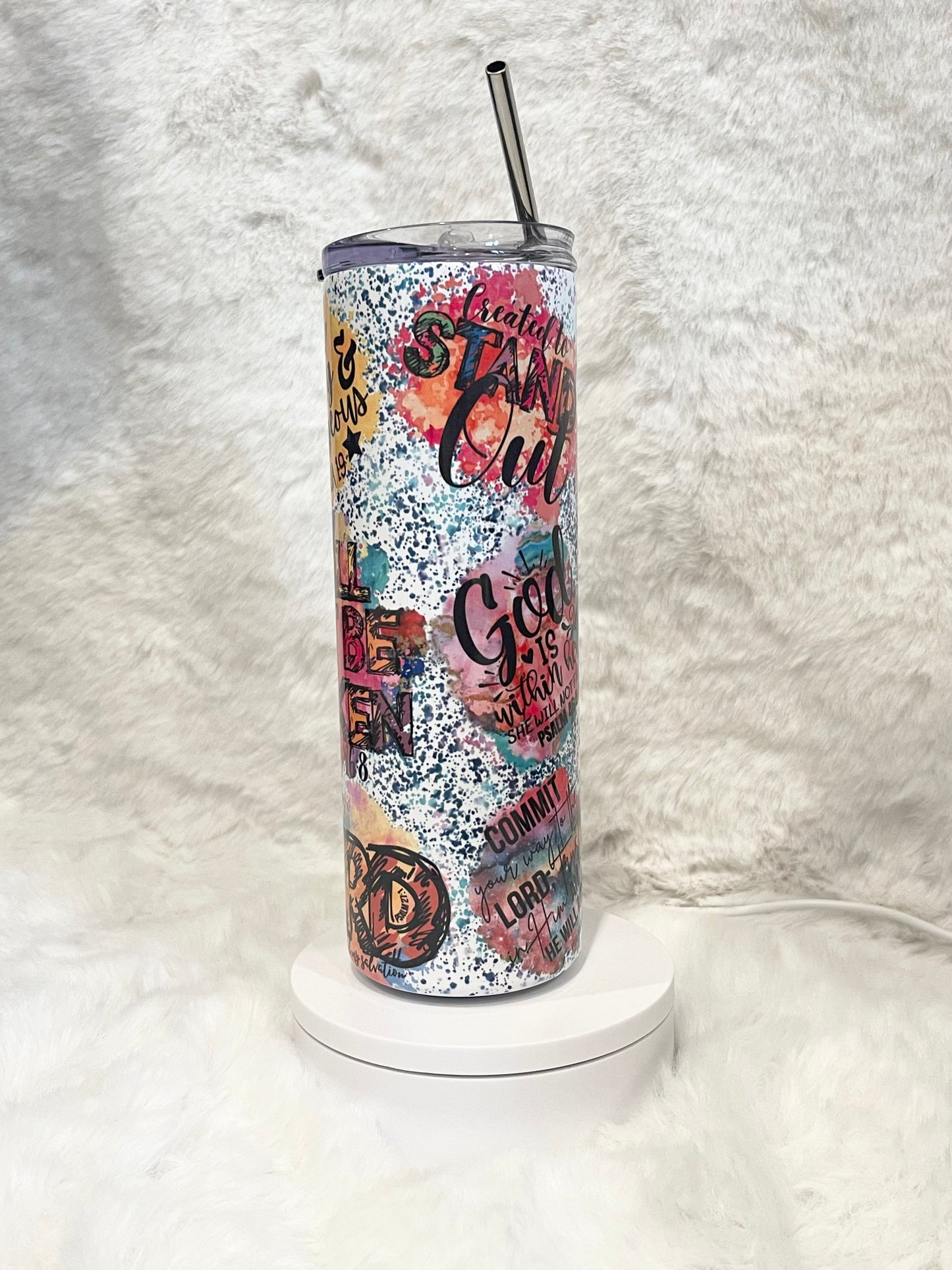 GOD Affirmation Tumbler (20 oz).