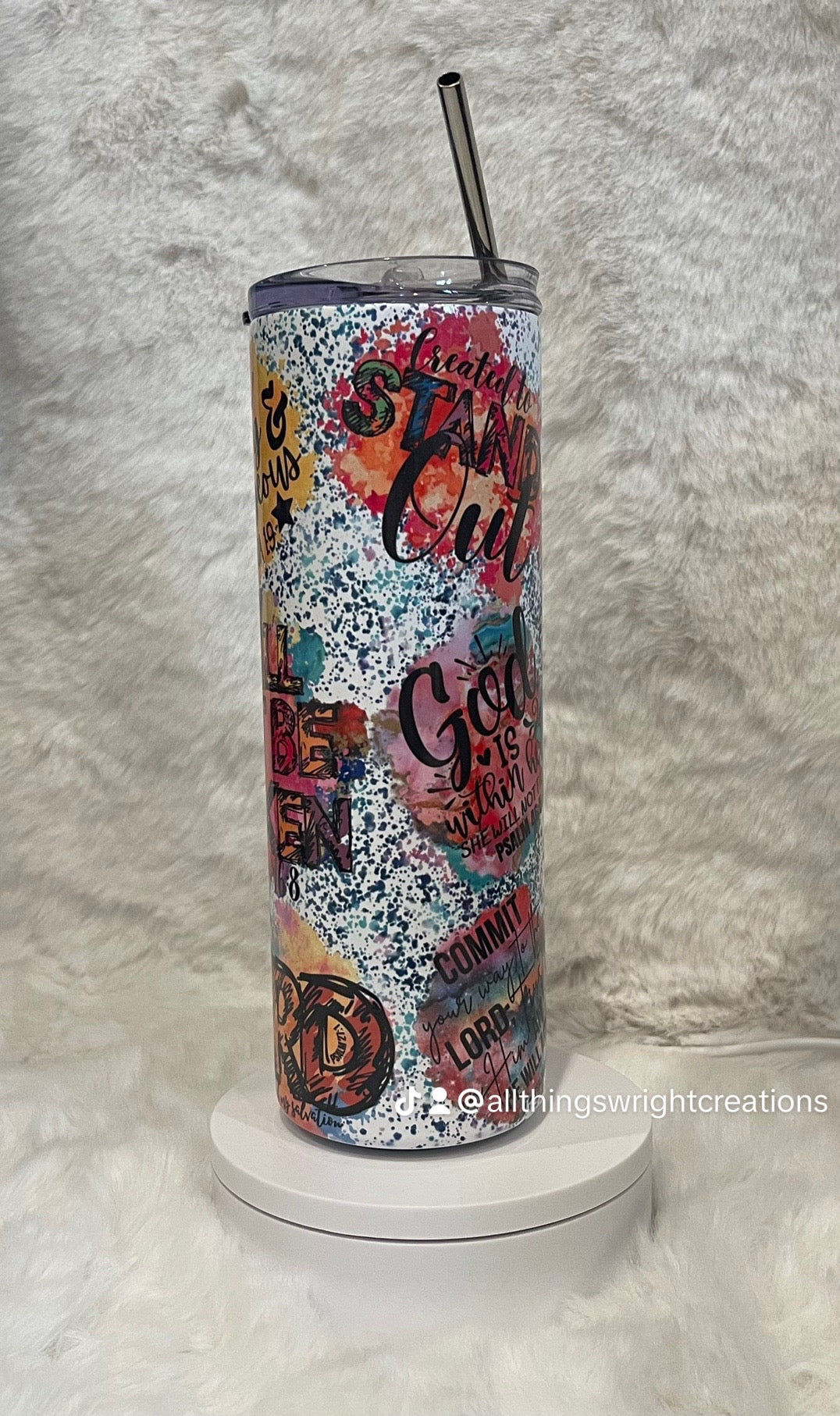 GOD Affirmation Tumbler (20 oz).