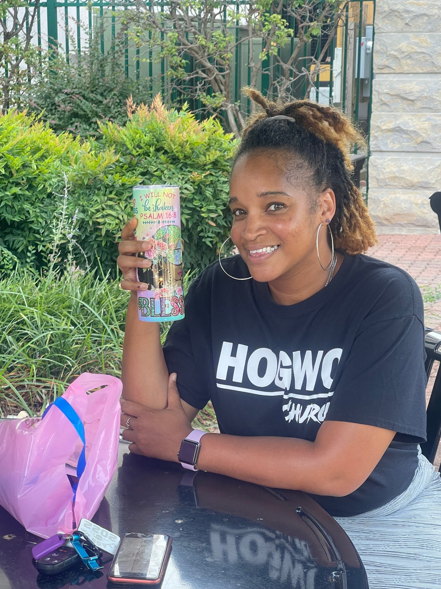 Just Blessed Custom Sublimation Tumbler