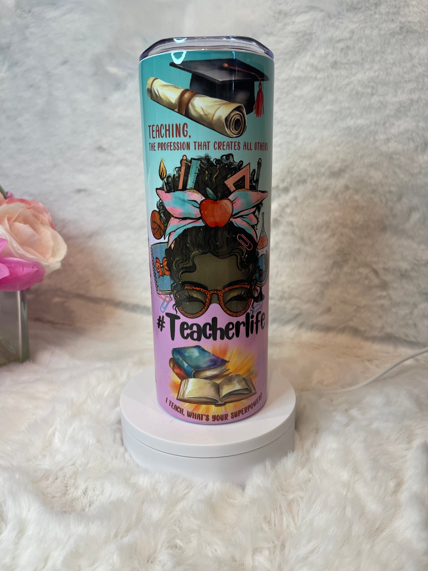 Teacher Life Sublimation Tumbler (20 oz.)