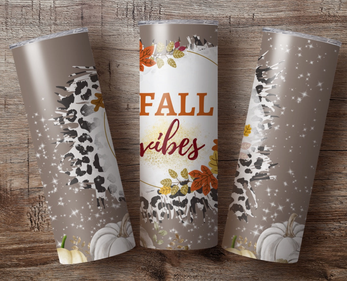 Fall Vibes Sublimation Tumbler (20 oz)