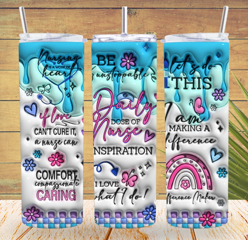 Nurse Affirmation Sublimation Tumblers