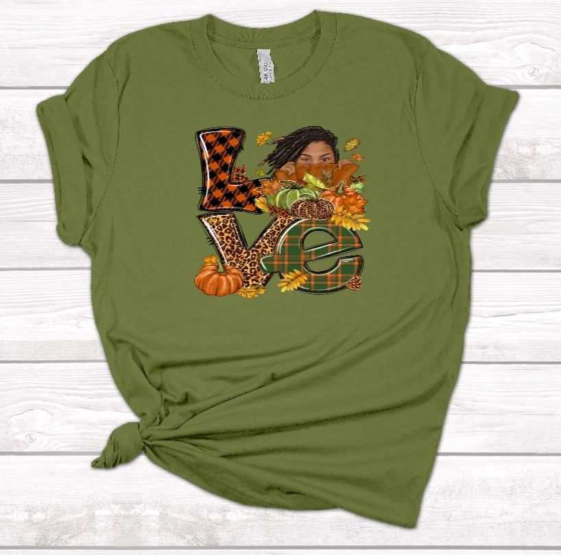 LOVE Thanksgiving T Shirt