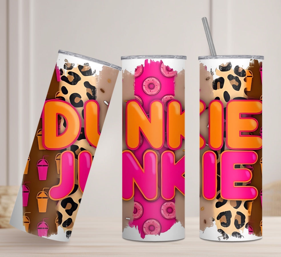 Dunkie Junkie 20 oz. Sublimation Tumbler