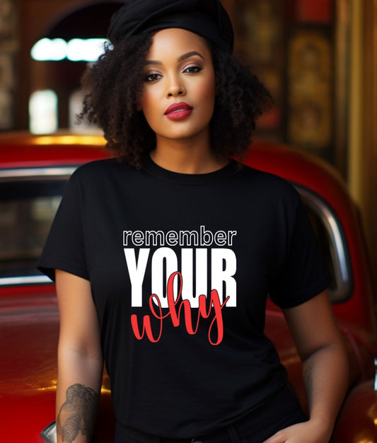 Remember Your Why - Black