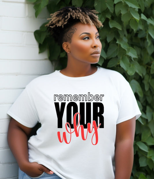 Remember Your Why - White