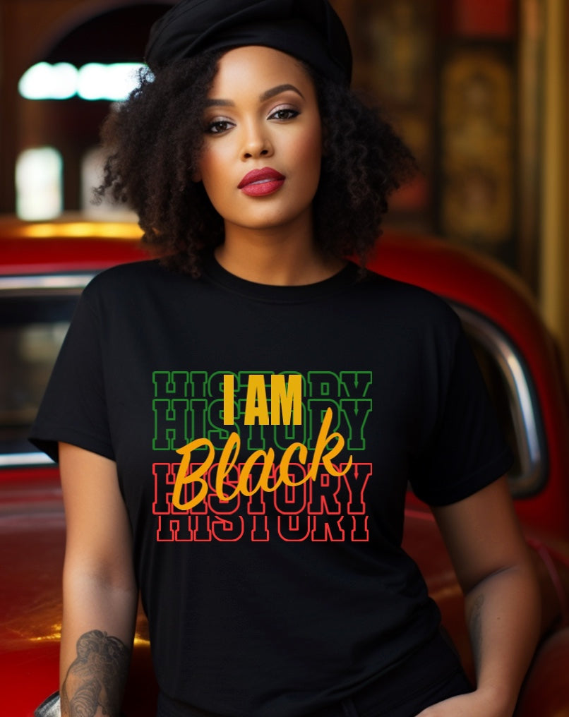I Am Black History T Shirt