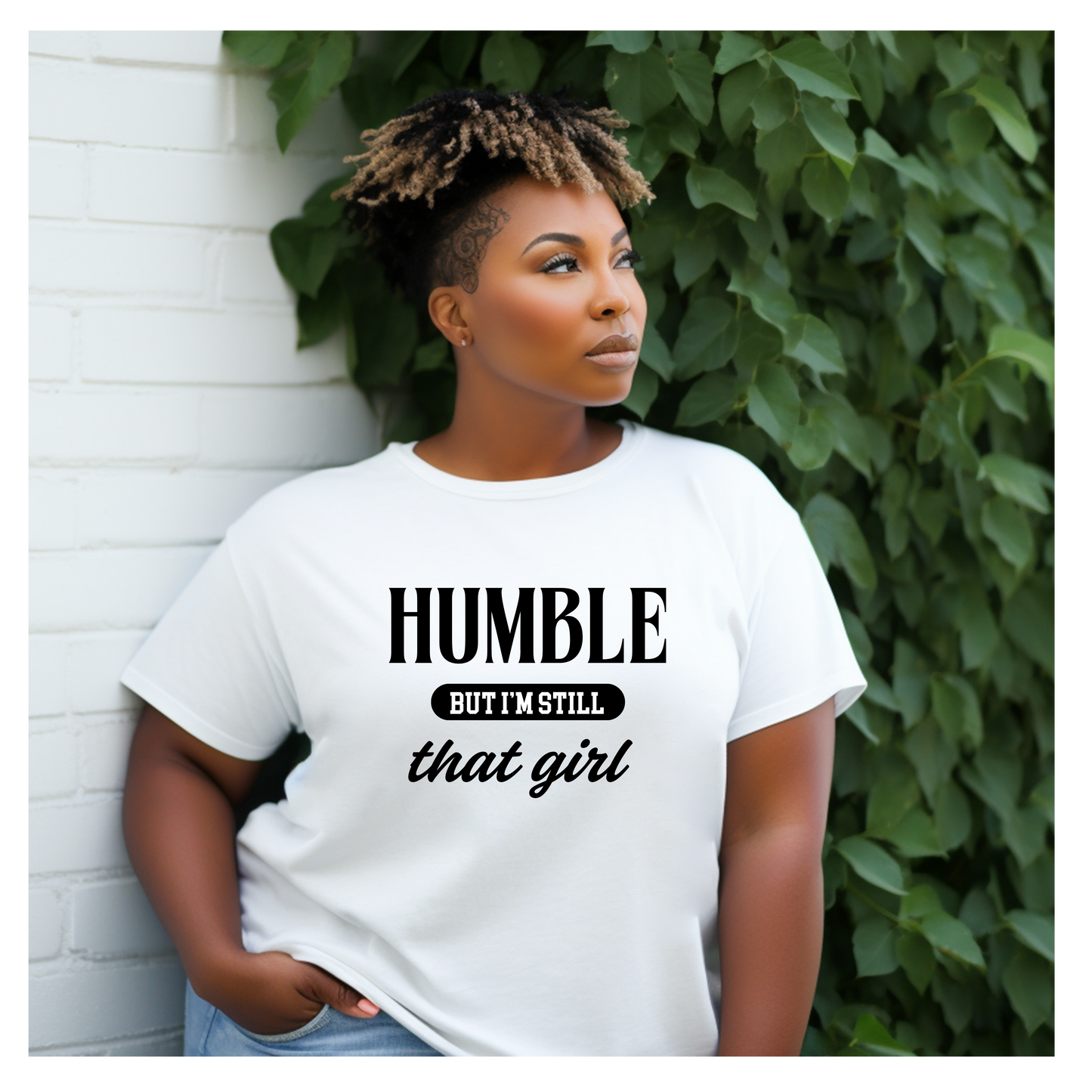 Humble, But I'm Still That Girl - White