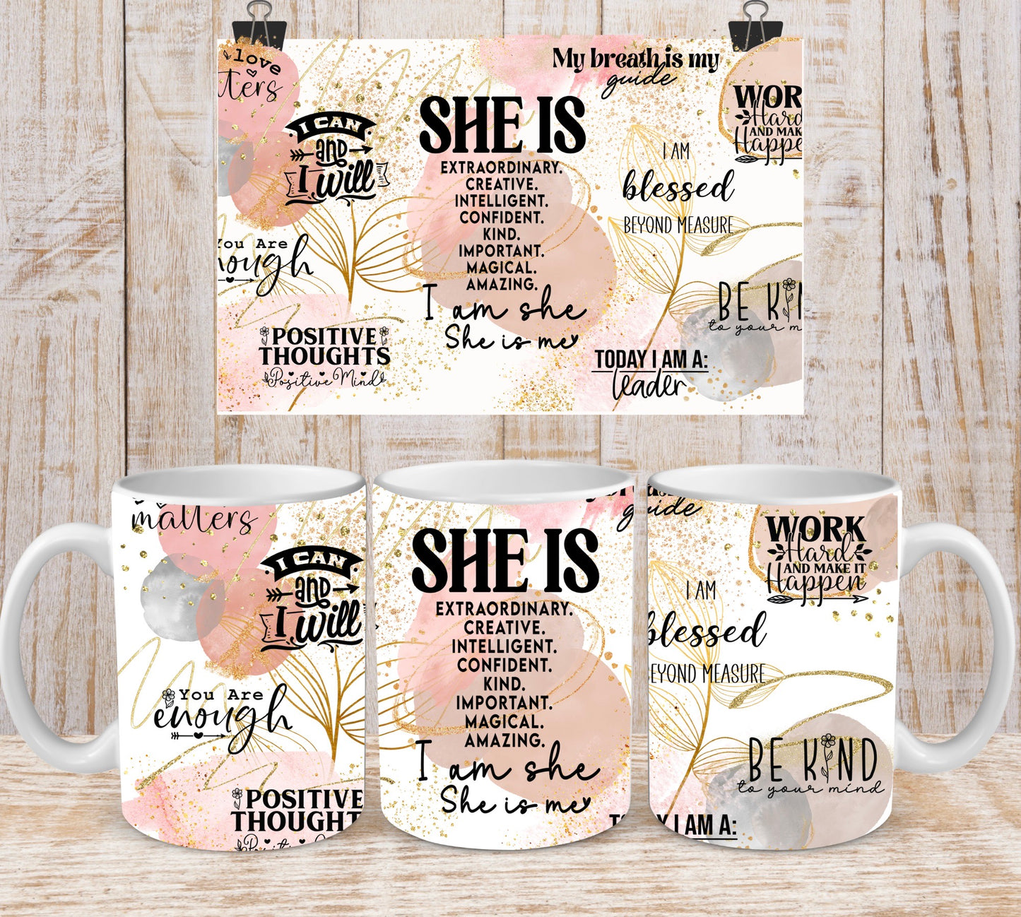 Affirmation Mugs