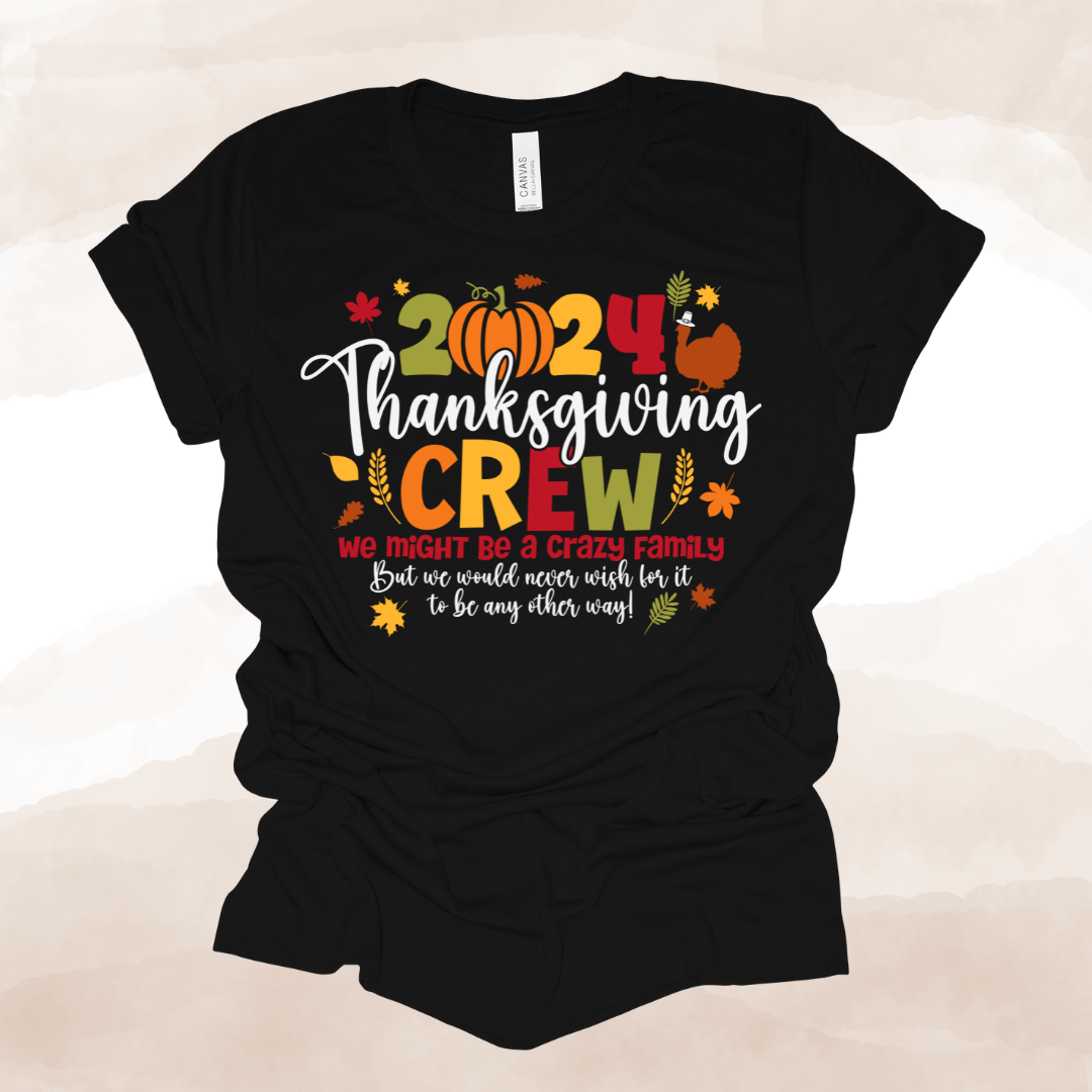 Thanksgiving Crew 2024 T Shirts