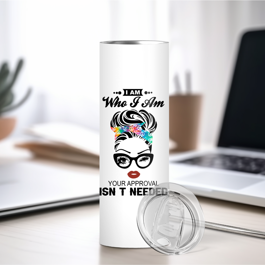 I Am Who I Am Sublimation Tumbler Print