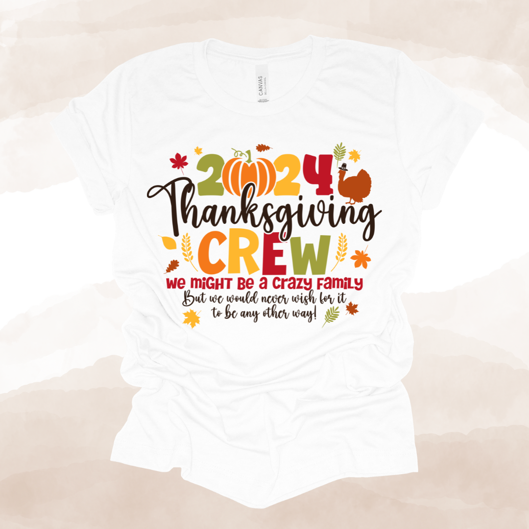 Thanksgiving Crew 2024 T Shirts