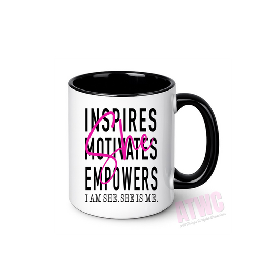 She Inspires UVDTF decal