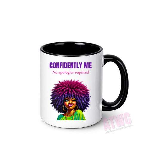 Confidently Me UVDTF decal