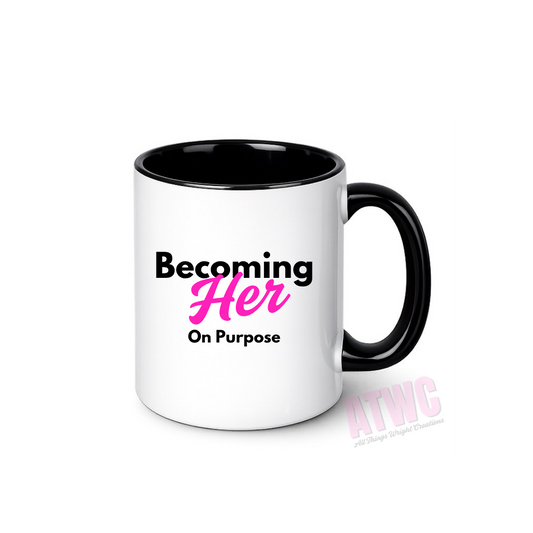 Becoming Her on Purpose UVDTF decal