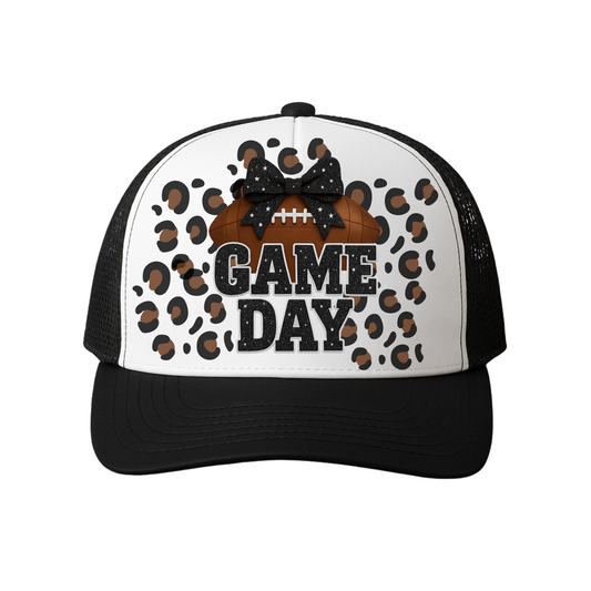 Game Day Trucker Hat - Black