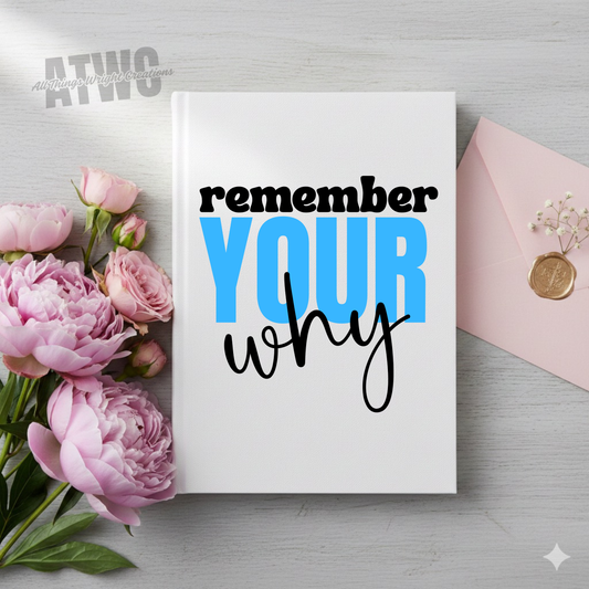Remember Your Why UVDTF Journal Decal