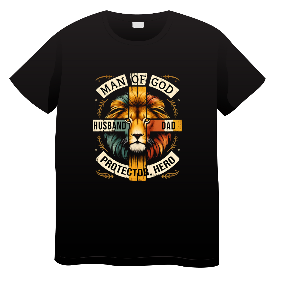 Man of God Father's Day T Shirt