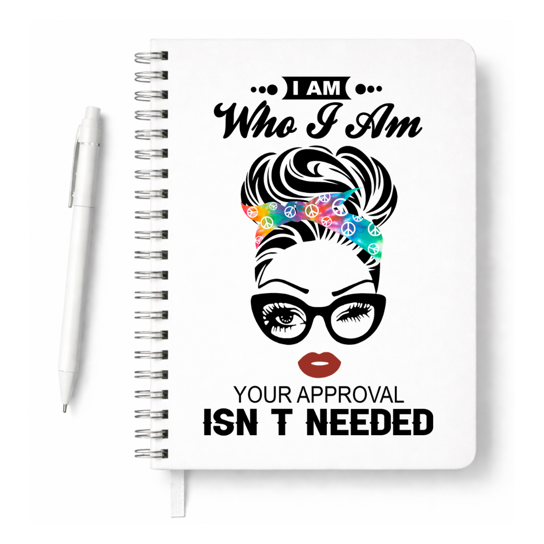 I Am Who I Am UVDTF Journal Decal