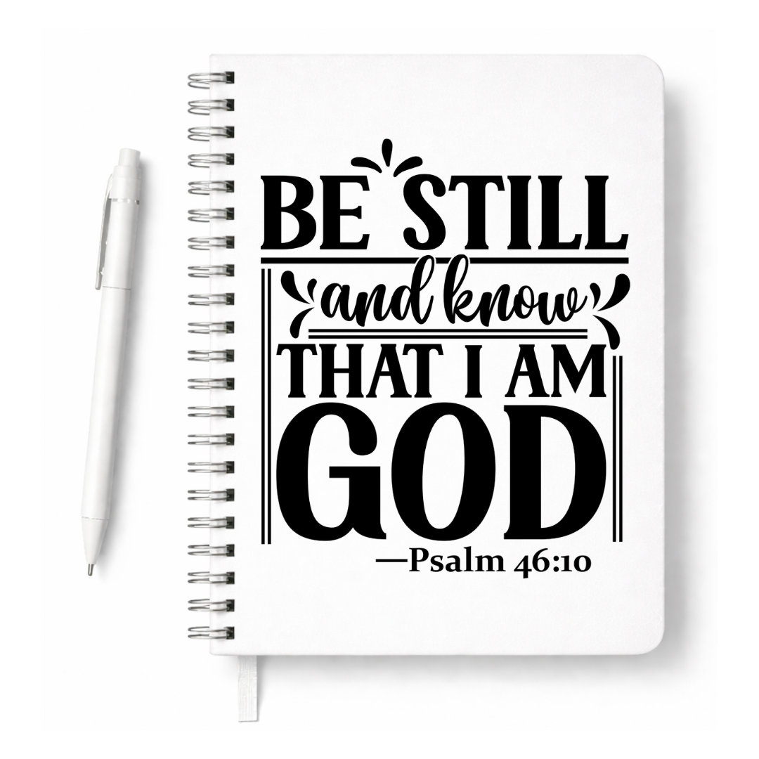Be Still And Know I Am God UVDTF Journal Decal