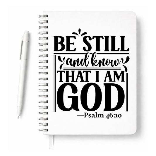 Be Still And Know I Am God UVDTF Journal Decal