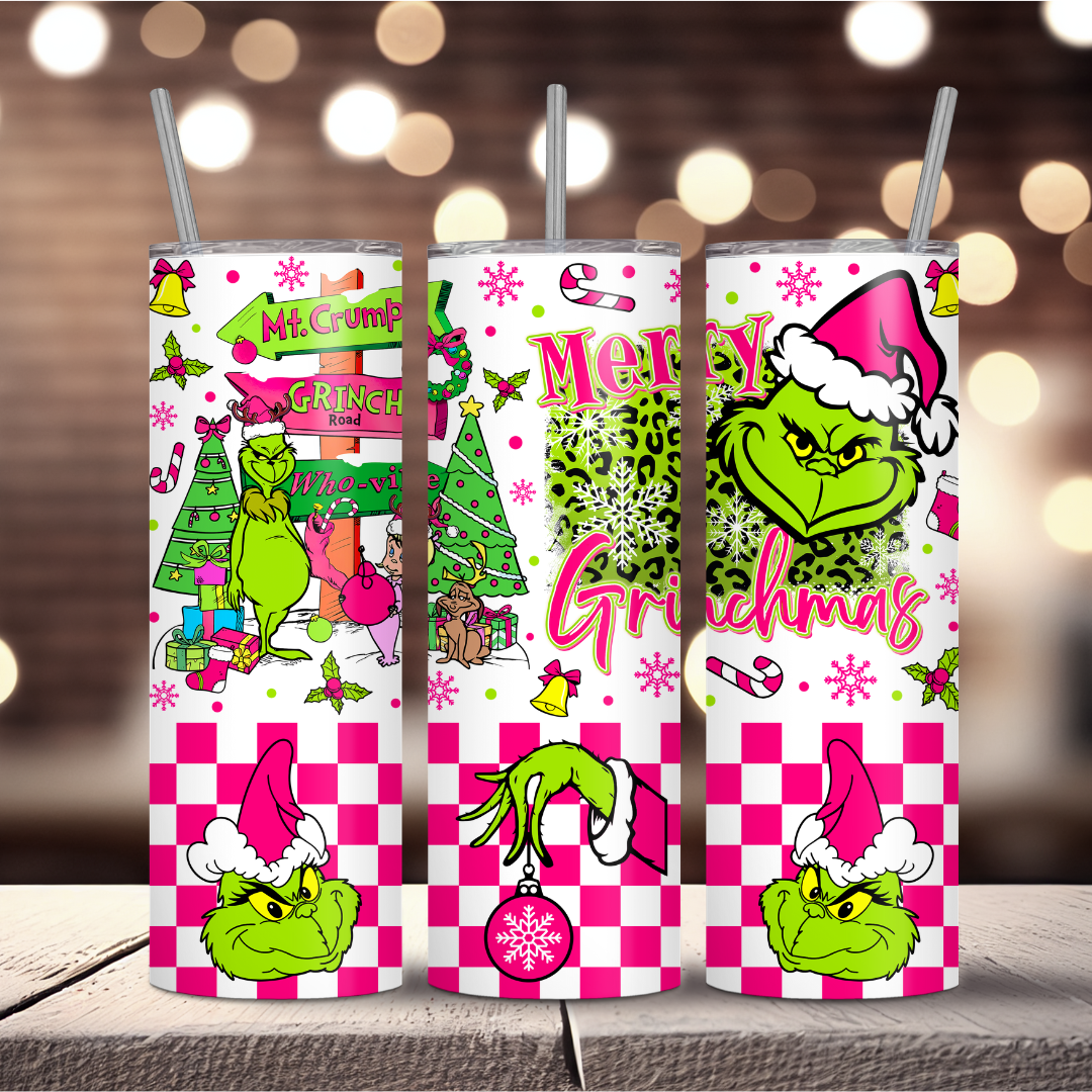 Merry Grinchmas Christmas Tumbler