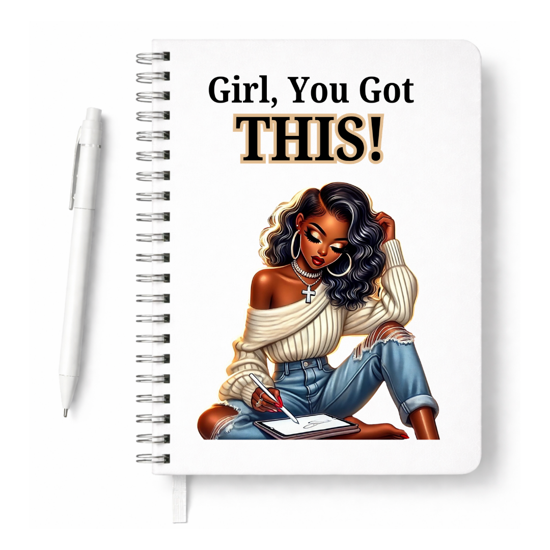 Girl, You Got This UV DTF Journal Decal