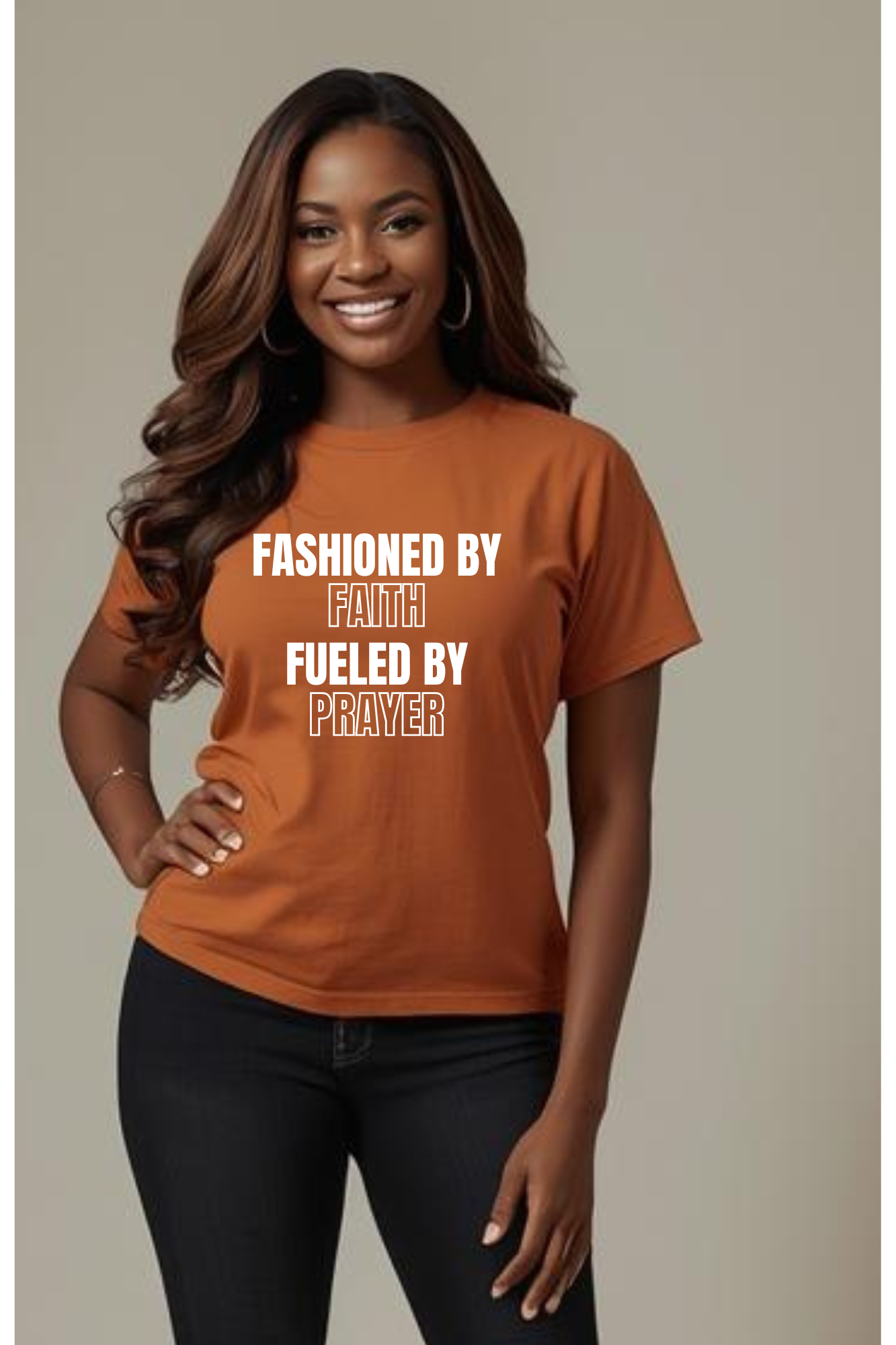 Fashioned by Faith, Fueled by Prayer T Shirt