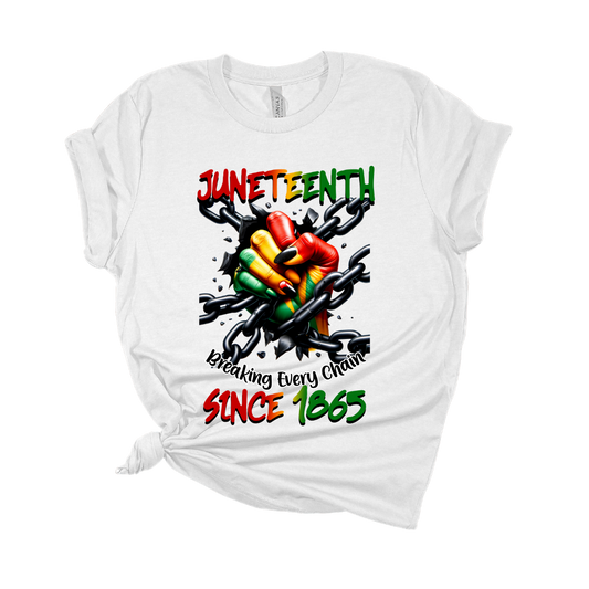 Juneteenth Breaking Every Chain T Shirt