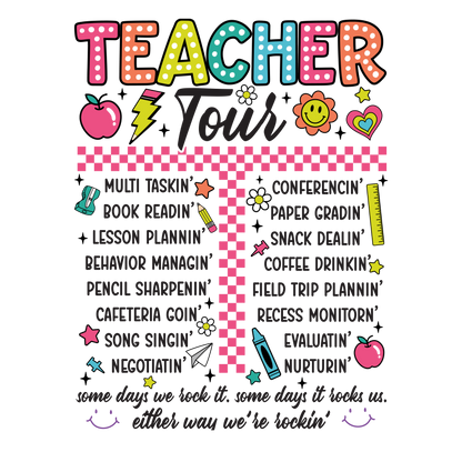 Teacher Tour T Shirt