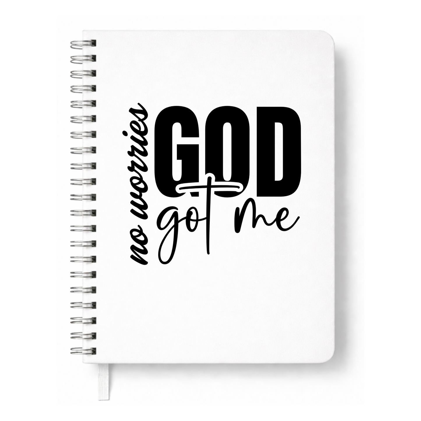 No Worries, God Got Me UVDTF Journal Decal