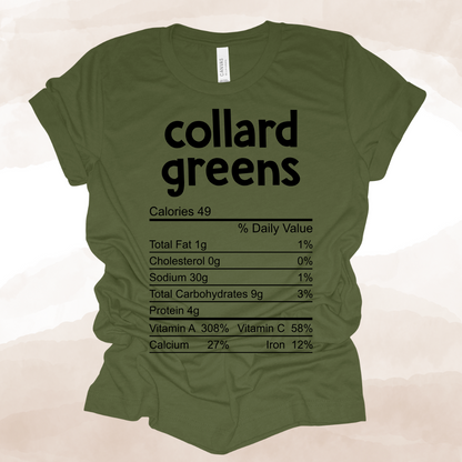 Thanksgiving Nutritional Facts T Shirts