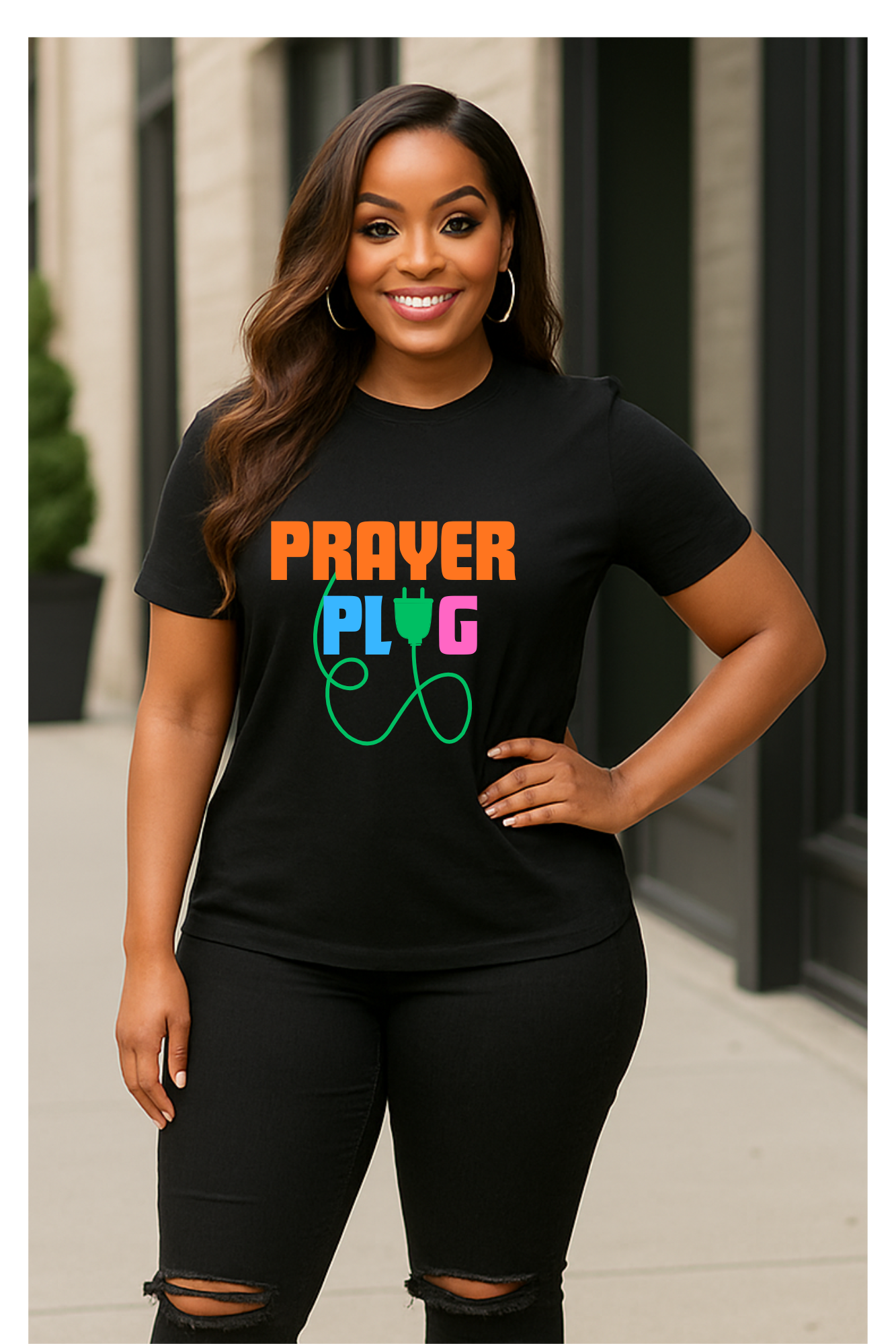 Prayer Plug DTF Transfer