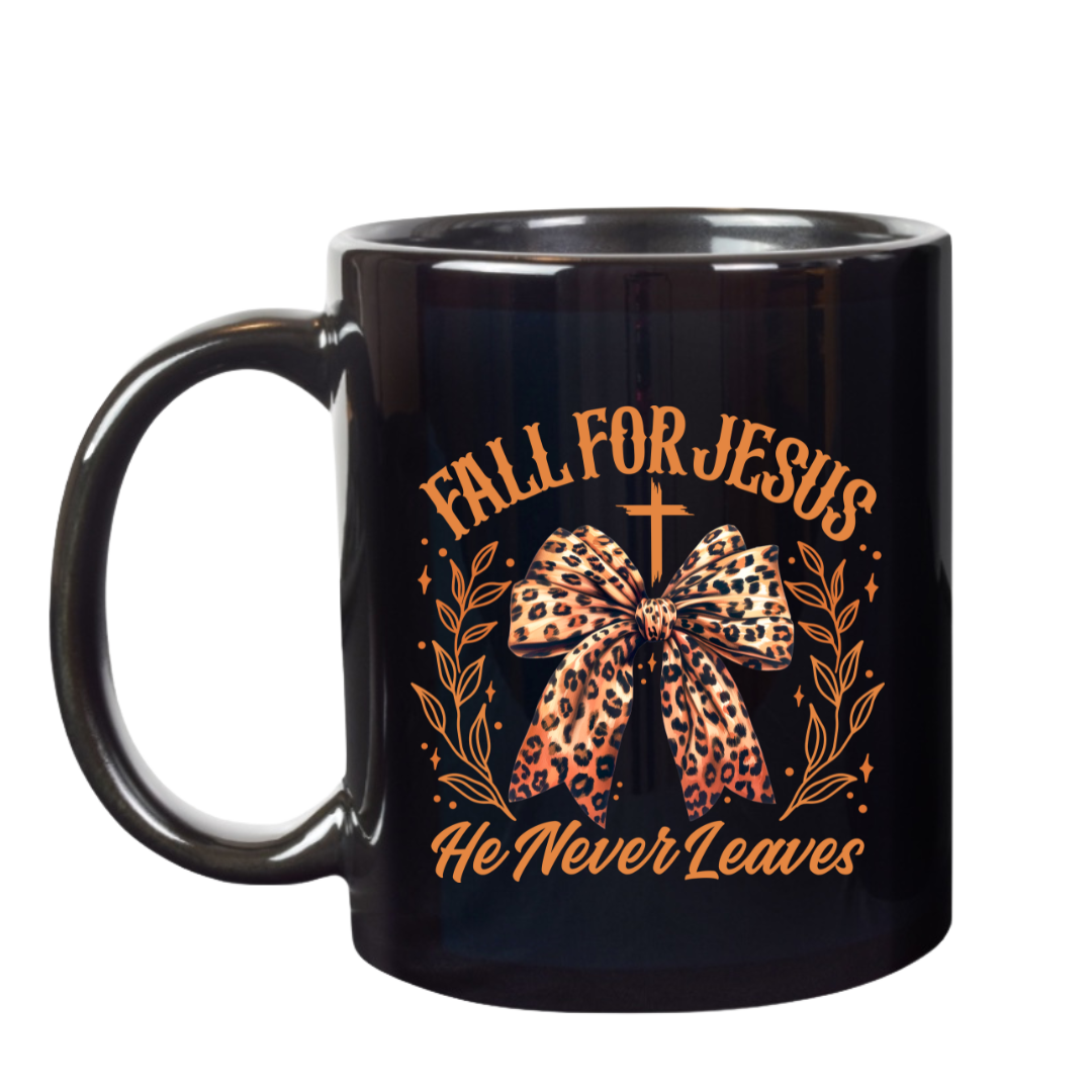 Fall for Jesus mugs