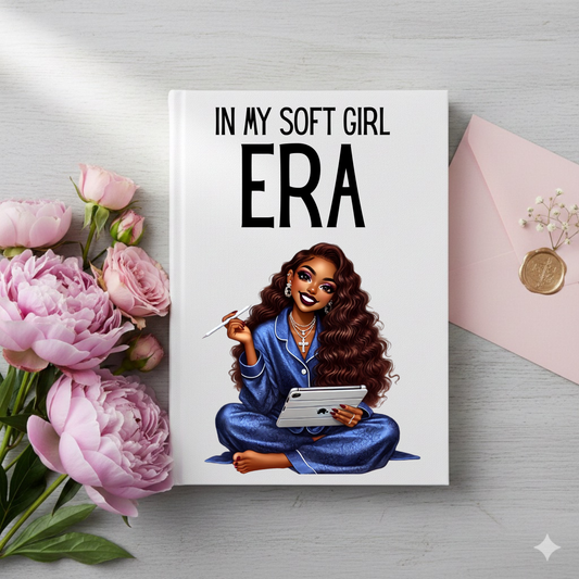 In My Soft Girl Era UV DTF Journal Decal