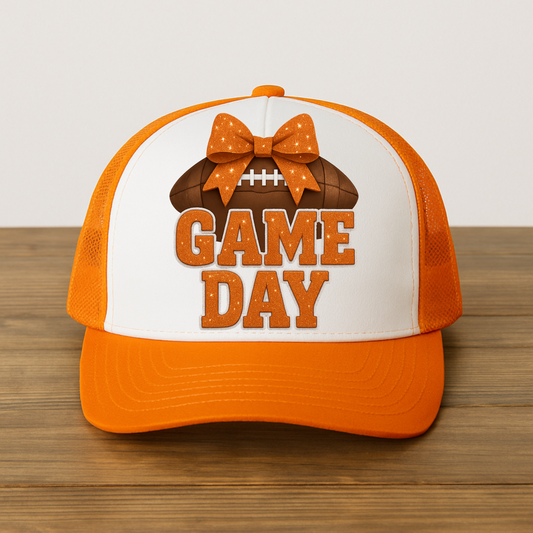 Game Day Trucker Hat - Orange
