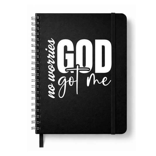 No Worries, God Got Me UVDTF Journal Decal