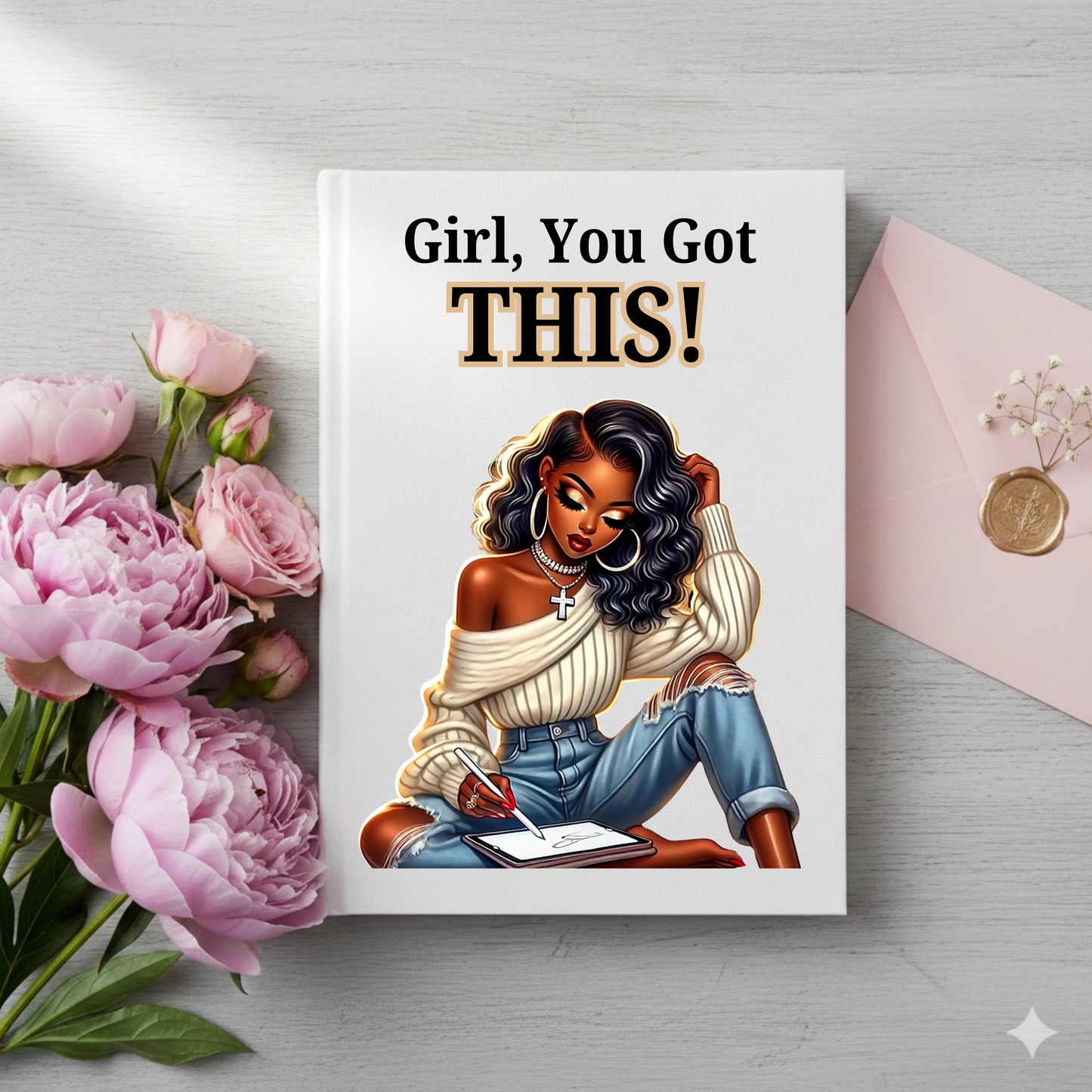 Girl, You Got This UV DTF Journal Decal